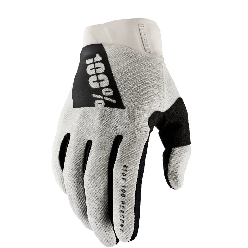 100% Ridefit Gloves Stone|M|L