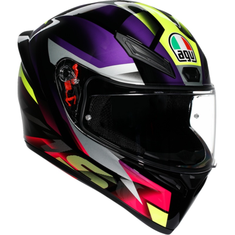AGV K1 S Fastlap Helmet – Black/Purple/Pink