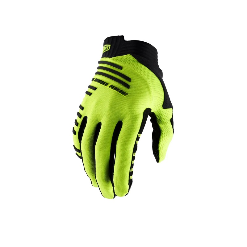 100% R-Core Gloves Fluo Yellow