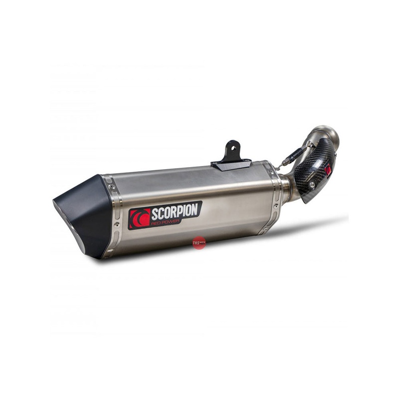 Scorpion KTM Duke 790 23- Serket Parallel S/On Titanium