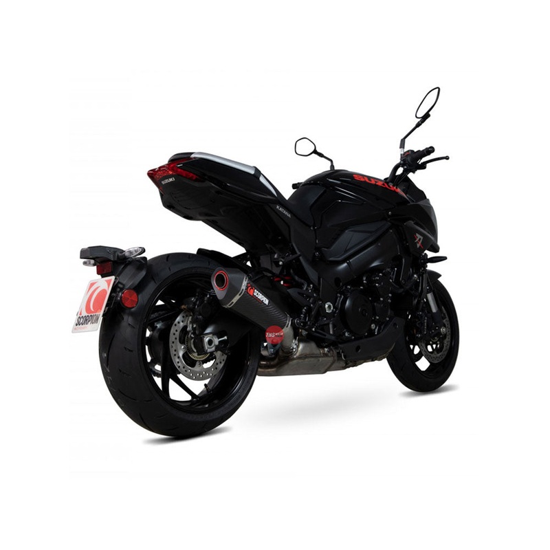 Scorpion Suzuki Katana 2019-22 Half System Serket Taper Carbon Fib