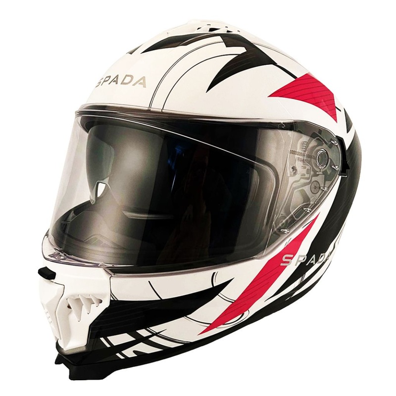 Spada SP18 Strike (ECE-22.06) – White/Red/Black