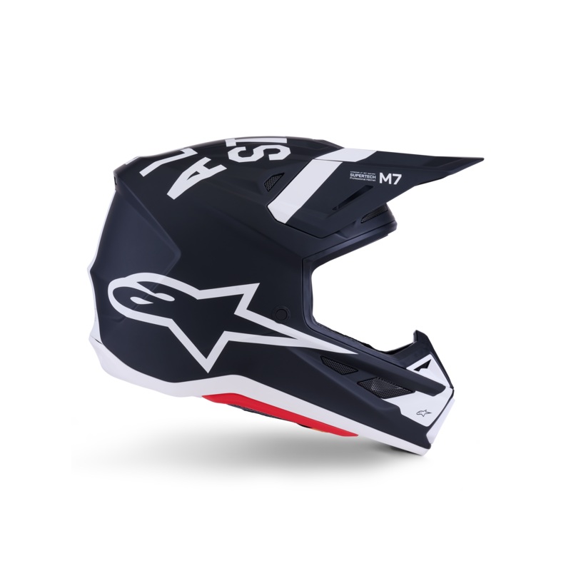 S-M7 Dasher Helmet Ece06|XS|S|M|L|XL|2XL|Black/White Matt