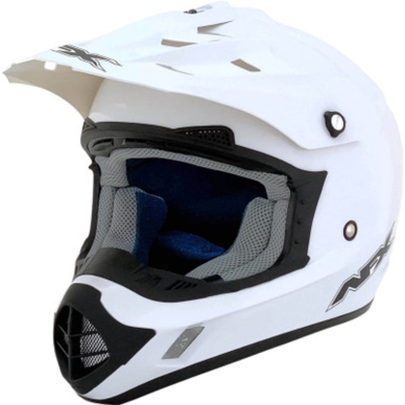 AFX FX-17 Solid Helmet – White