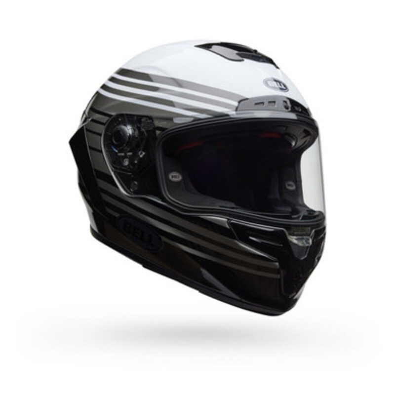 Bell Race Star DLX Flex Dash Helmet – White/Black