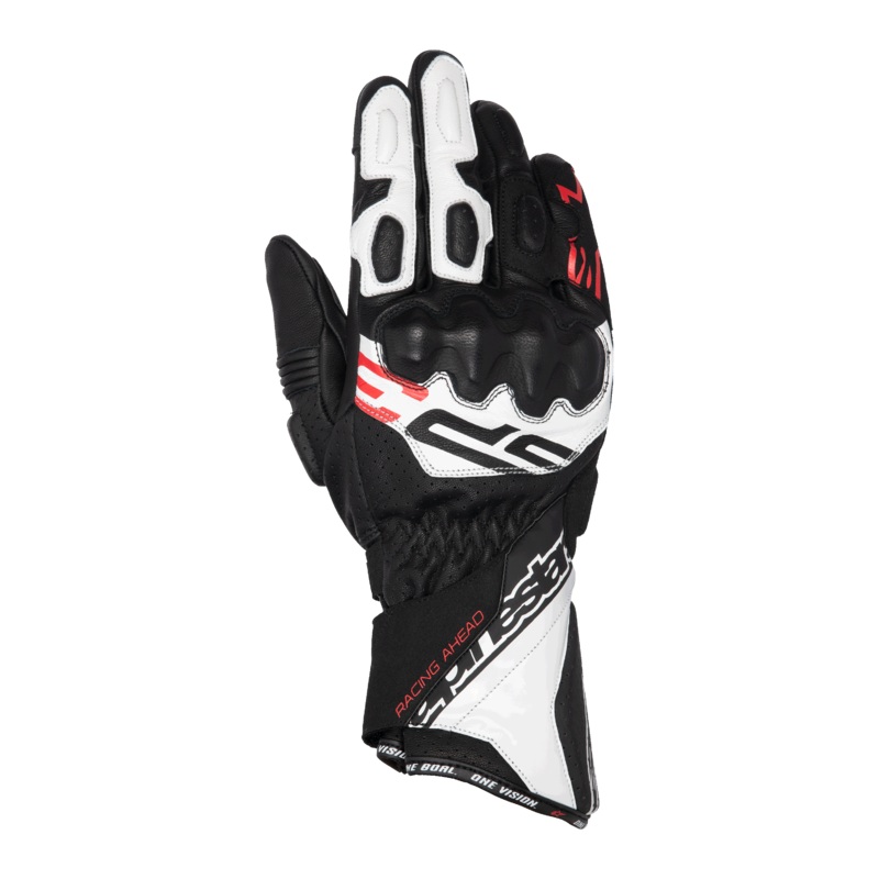 Sp-3 Gloves|S|M|L|XL|2XL|Black/White/Red Fluo