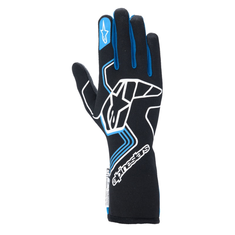 Tech-1 Race V4 Gloves|S|M|L|XL|2XL|Black/Blue