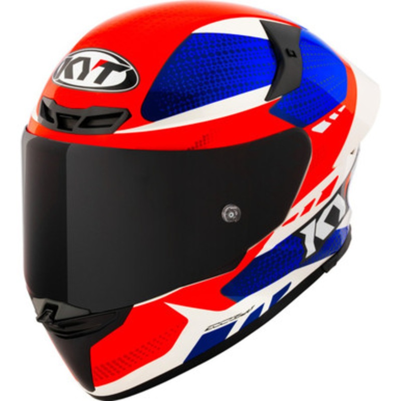 KYT TT-Revo Gear Blue Red Helmet