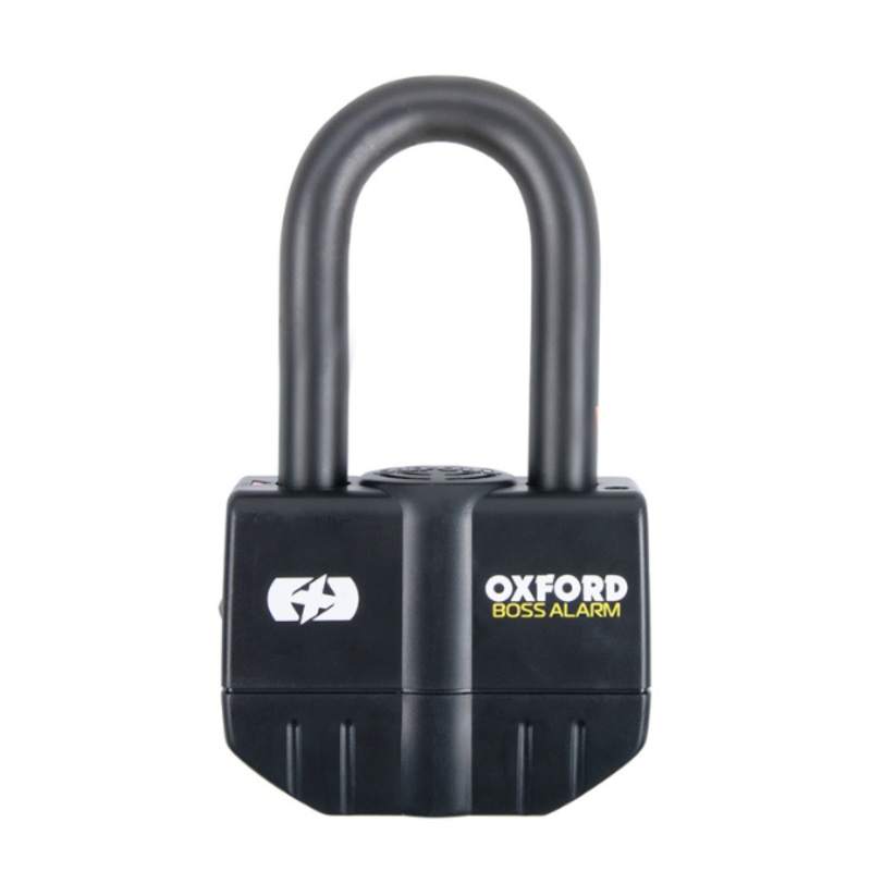 Oxford Boss Alarm 16mm Padlock Black