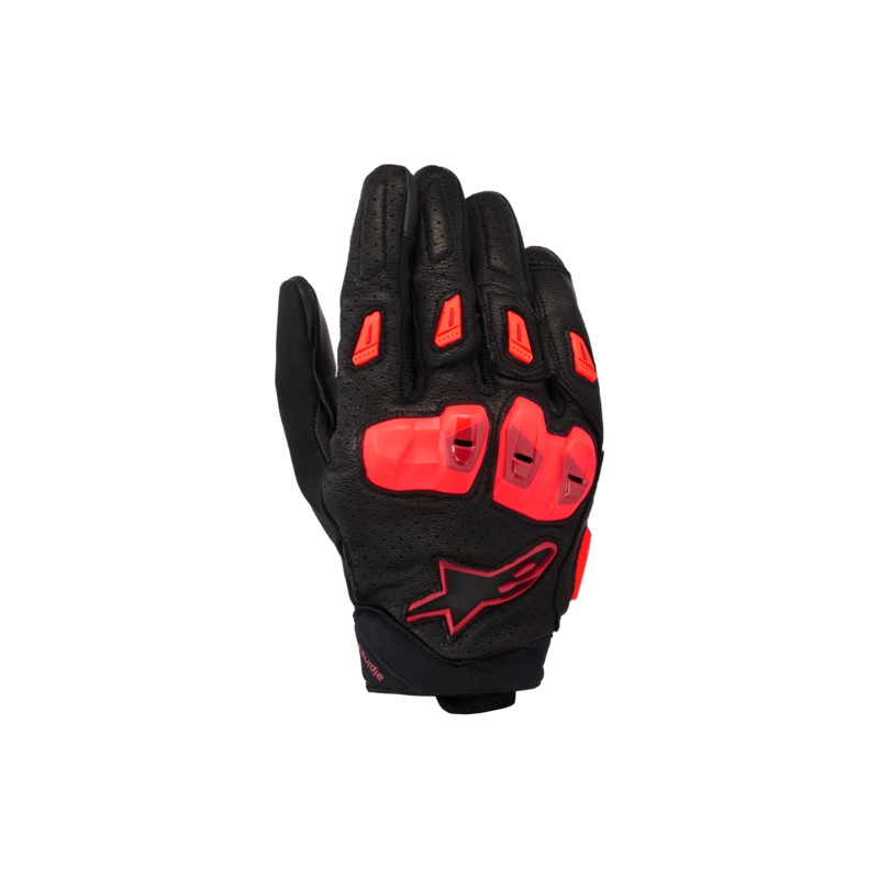 Sp X 7 Gloves|S|M|L|XL|2XL|Black/Dark Red/Red Fluo