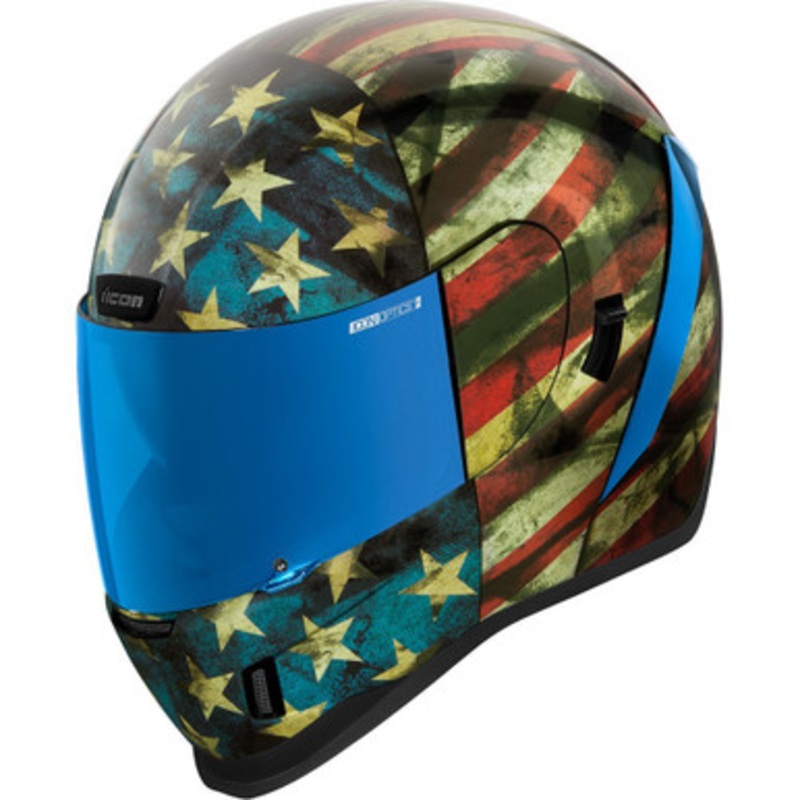 ICON Airform Old Glory Helmet|small|medium|large|xl|2xl|3xl