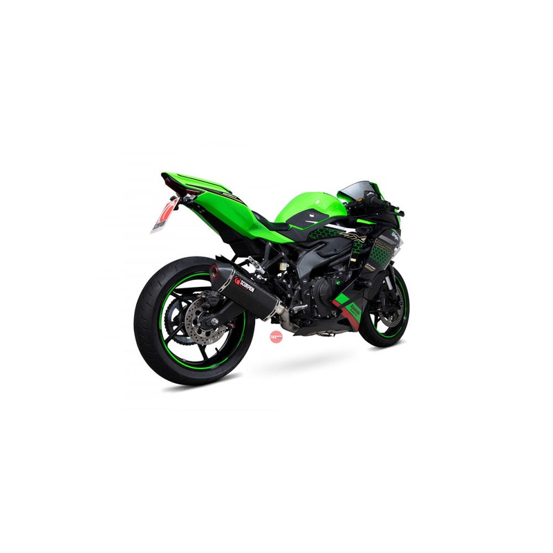 Scorpion Ninja ZX-25R Serket Parallel Full System Carbon Fibre Sleeve 2020-2022
