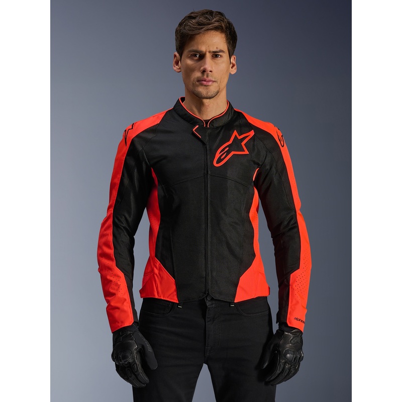 Viper Air V4 Jacket|S|M|L|XL|2XL|3XL|4XL|Red Fluo/Black