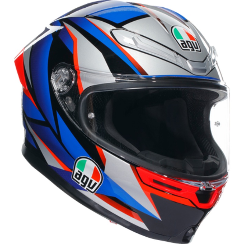 AGV K6 S Slashcut Helmet – Black/Blue/Red