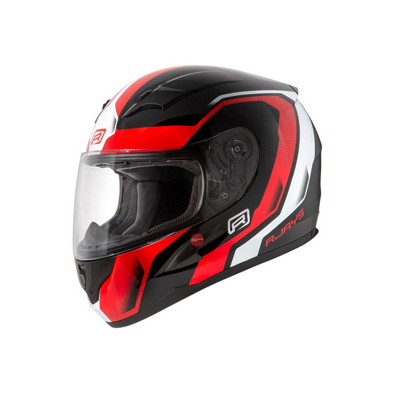 Rjays Grid Gloss Black Red Road Helmet Size Large 60cm