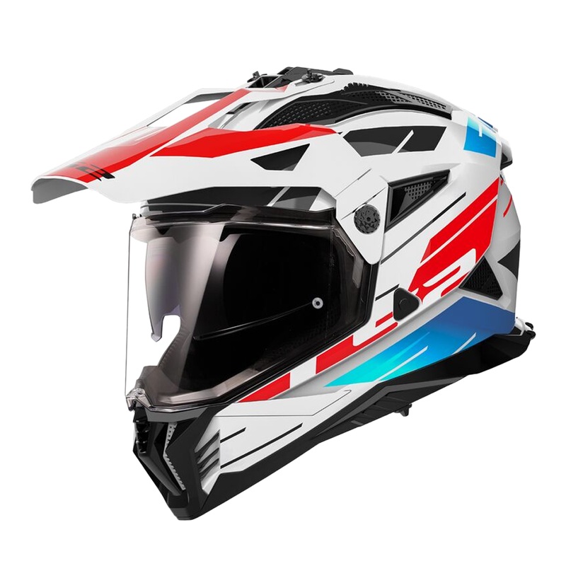 LS2 MX702 Pioneer 2 (ECE-22.06) Namib – White/Blue/Red