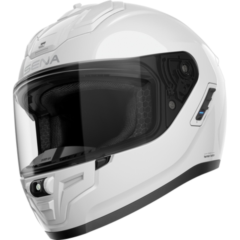 SENA Phantom FF Mesh COM Helmet – Glossy White