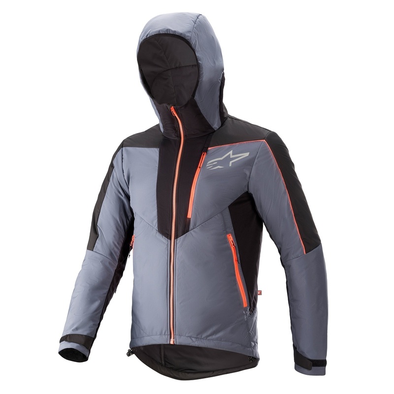 Denali 2 Jacket|S|M|L|XL|2XL|Grisaille/Black/Coral Fluo