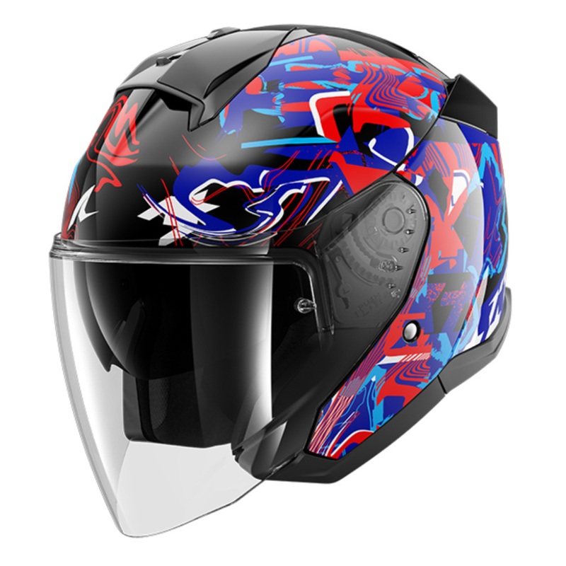 Shark Skwal Jet (ECE-22.06) Pranz – Black/Blue/Red
