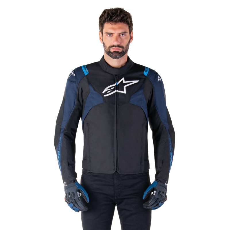 T-Jaws V4 Waterproof Jacket|S|M|L|XL|2XL|3XL|4XL|Black/Dark Blue/Blithe Blue