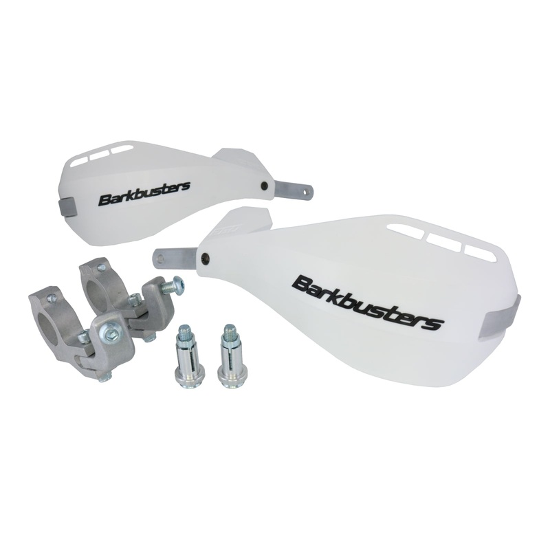 Barkbusters Ego Handguard  with Multi Fit Clamps – White