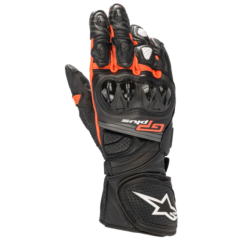 GP Plus R V2 Gloves|M|L|2XL|3XL|S|XL|Black/Red Fluo