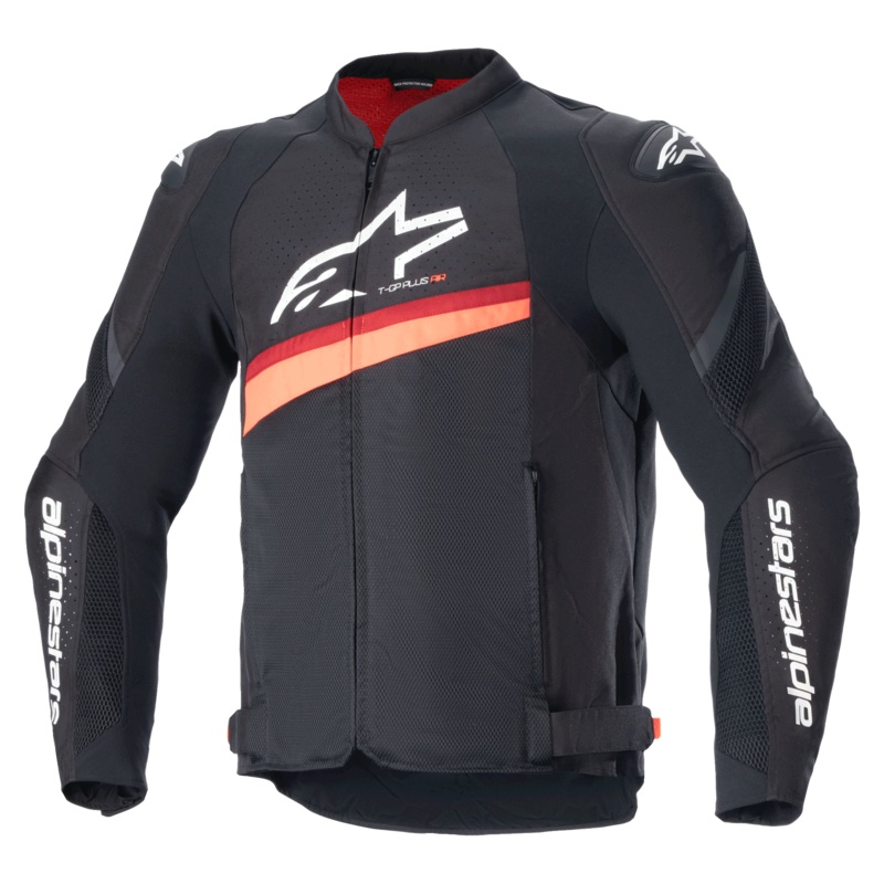 T-GP Plus R V4 Airflow Jacket|S|M|L|XL|2XL|3XL|4XL|Black/Red