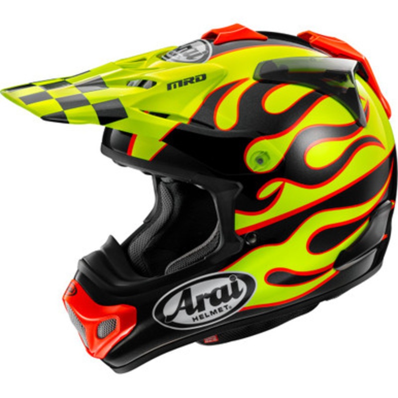 ARAI VX-Pro4 Flame Helmet – Yellow