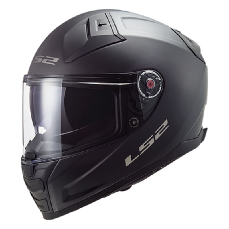 LS2 Citation II Solid Helmet|Battleship Gray|Gloss White|XS|Small|Medium|Large|XL|2XL|3XL