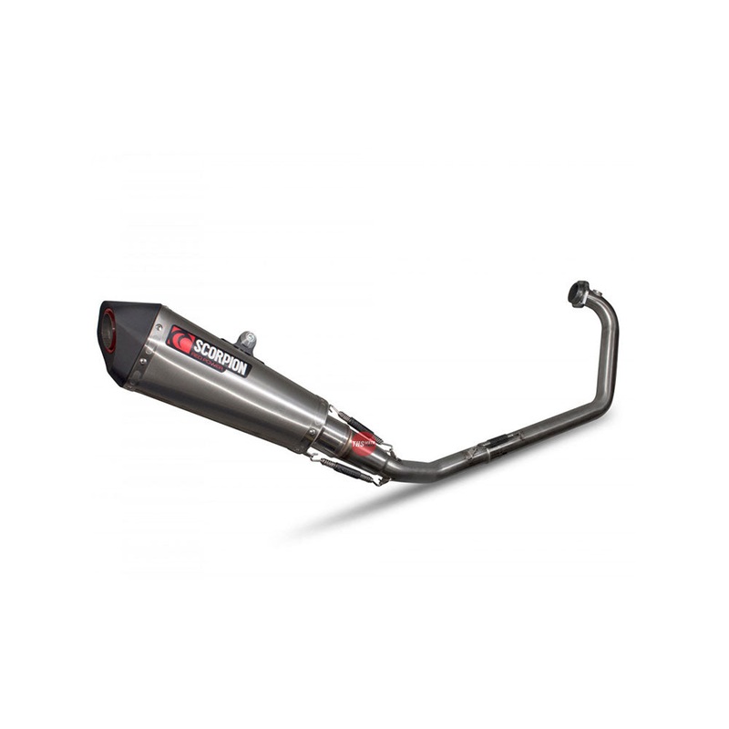 Scorpion GSX-S 125 / 150 Serket Taper Full System Brushed Stainless Steel 17-21