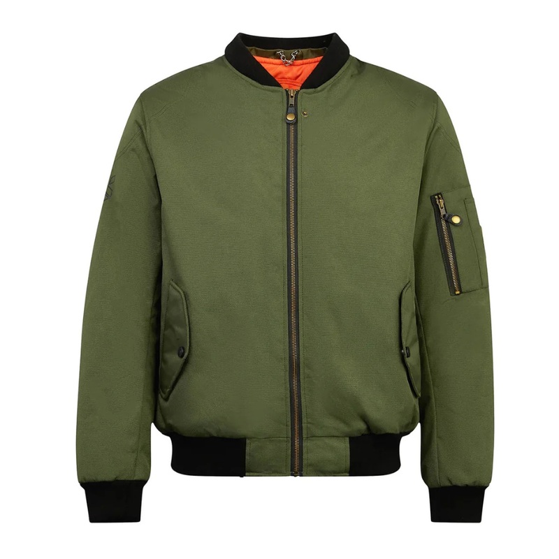 Spada Airforce MA1 CE Waterproof Bomber Jacket – Olive