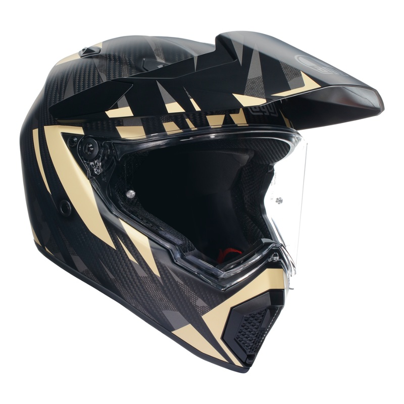 AGV AX9 (ECE-22.06) Steppa – Carbon/Grey/Sand