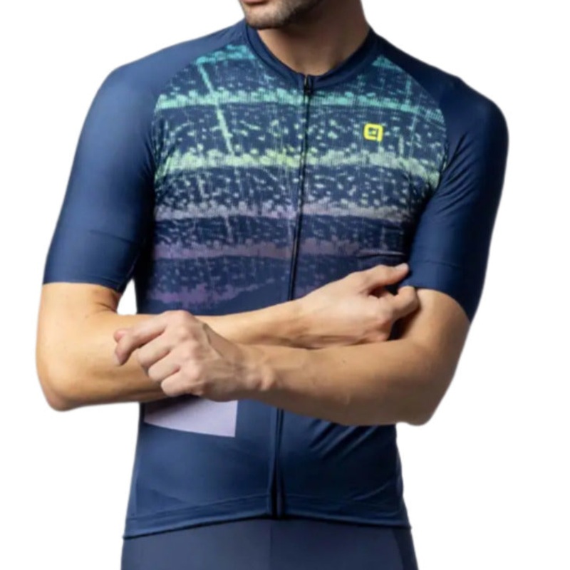 Ale Clothing Creek Off Road Short Sleeves Cycle Jersey Blue