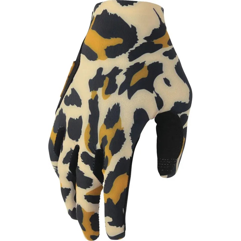 Thor Sportmode Cheetah Ladies Textile Gloves Black / Orange / Tan