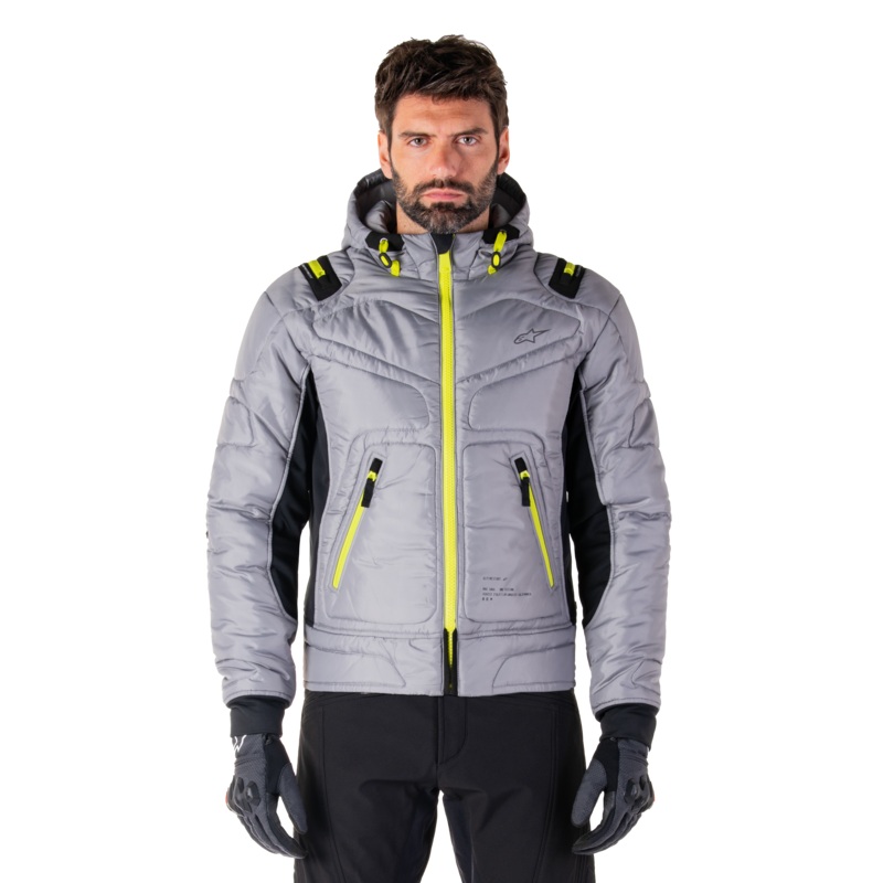Mohobbs Waterproof Jacket|S|M|L|XL|2XL|3XL|4XL|Lunar Gray/Lime Punch
