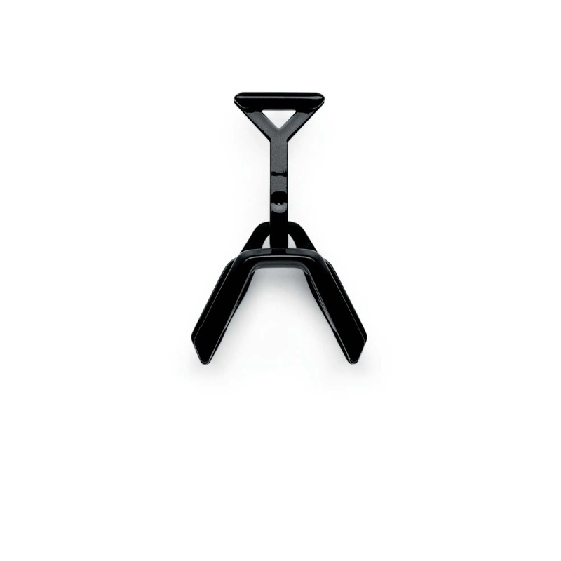 100% Hypercraft XS Replacement Nose Bridge Gloss Metallic Black