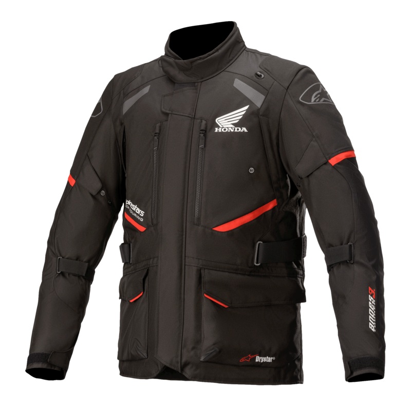 Honda Andes V3 Drystar Jacket|S|M|L|XL|2XL|3XL|4XL|Black