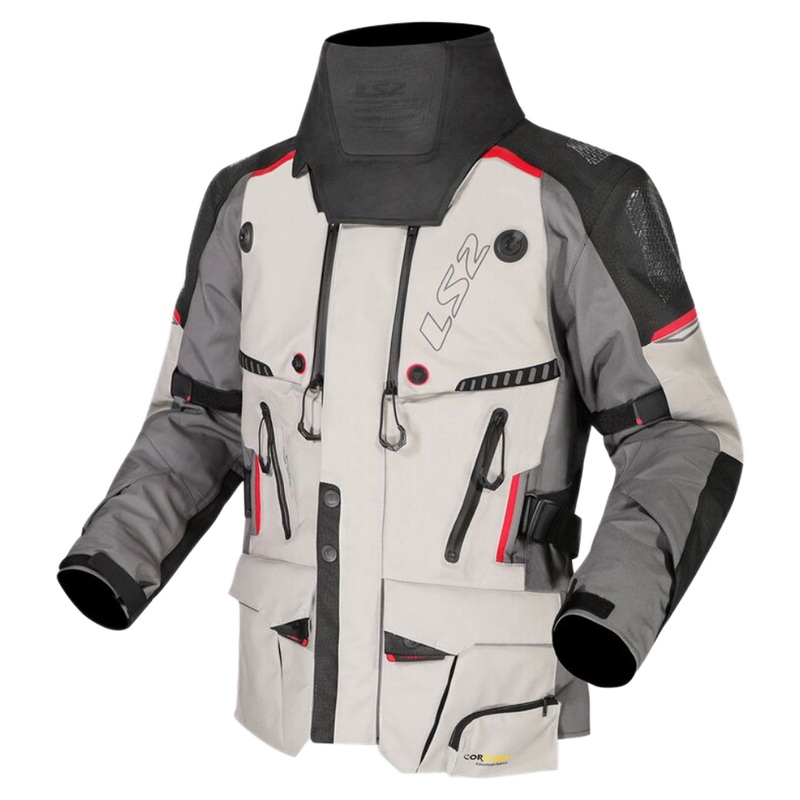 LS2 Apollo Jacket – Grey/Black/Red