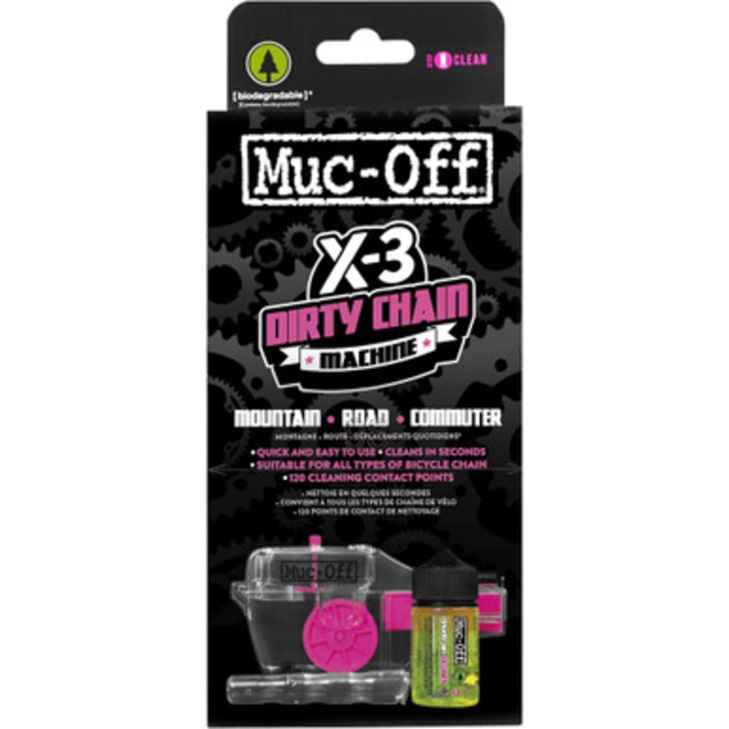 MUC-OFF USA X-3 Dirt Chain Machine with Drivetrain Cleaner