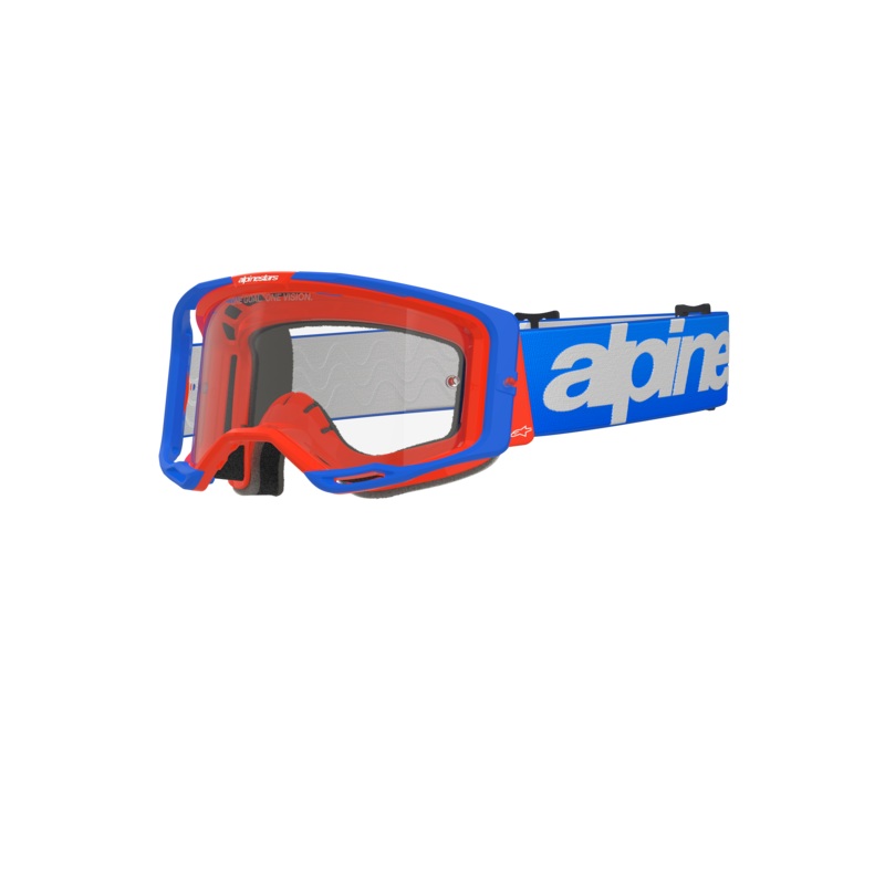 Vision 8 Wordmark Goggles|Blue/Orange