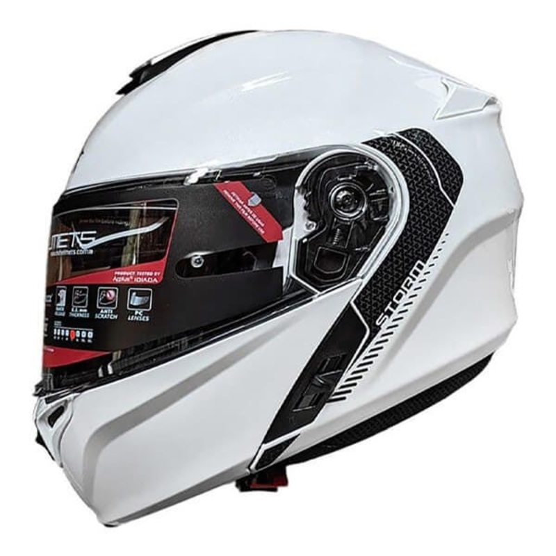 MT Storm Sv Pearl White | Motorcycle Helmets | Infinity Motorcycles