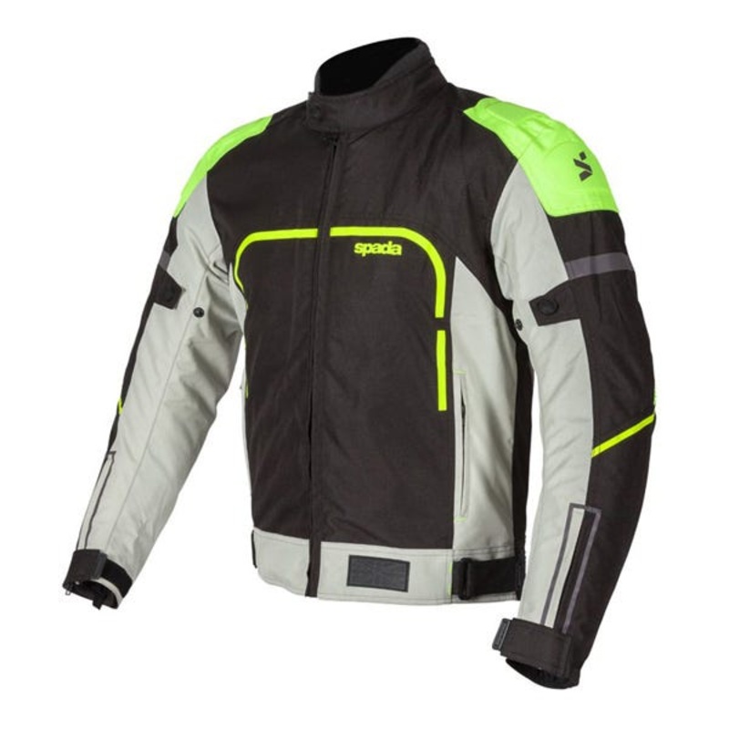 Spada Calgary CE Jacket – Black/Grey/Fluo
