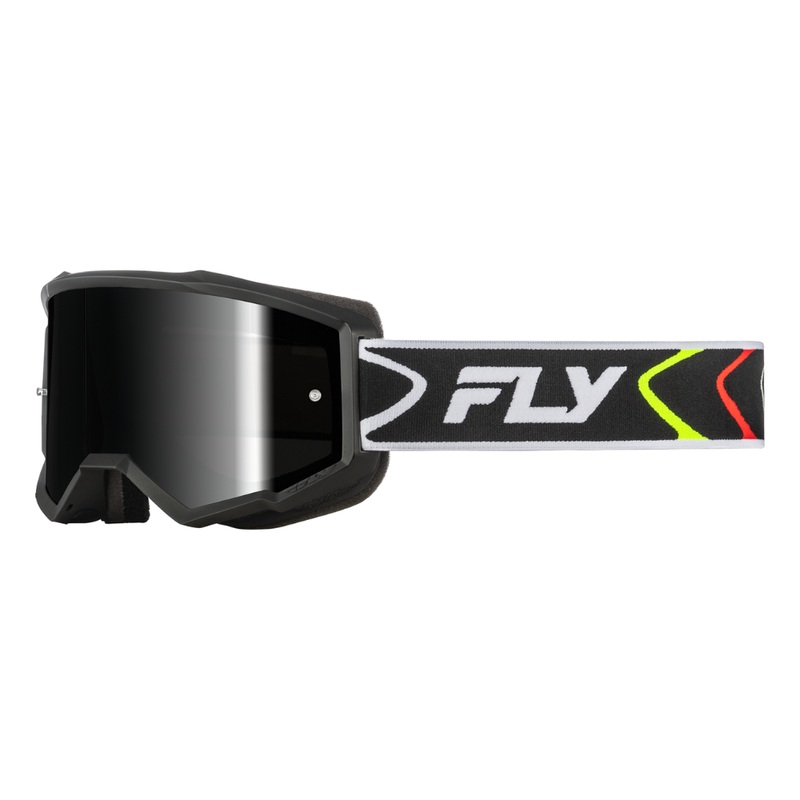 FLY 2026 Zone Goggle – Black/White W/Black Mirror/Smoke