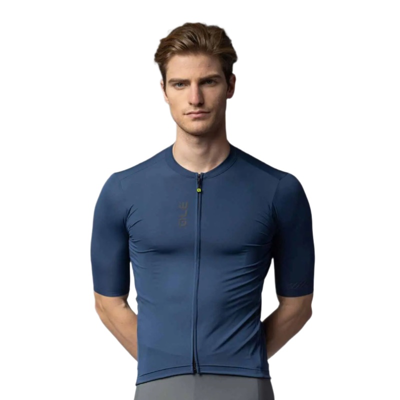 Ale Clothing Colour Block Off Road Pragma SS25 Short Sleeves Cycle Jersey Navy