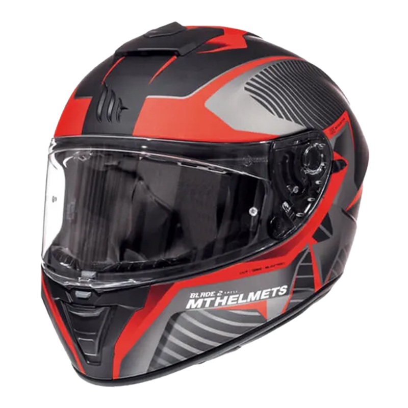 MT Blade 2 SV Blaster – Matt Black/Red | Motorcycle Helmets | Infinity Motorcycles