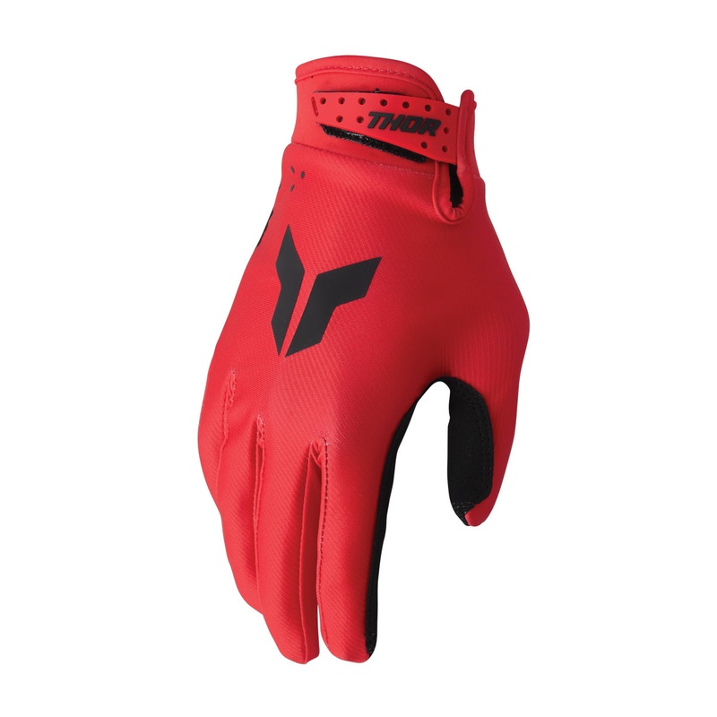 Thor MX S26 Launchmode Split Red Off Road Gloves Youth Size 2XS