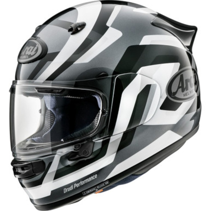 Arai Contour-X Snake Helmet – White/Black/Gray
