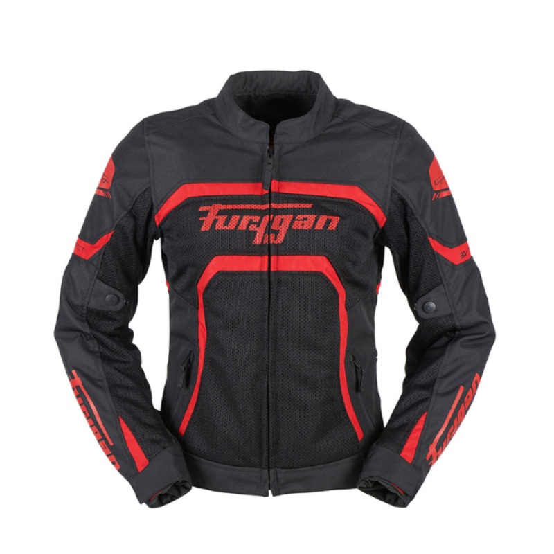 Furygan Mystic Evo Vented Jacket – Black/Red