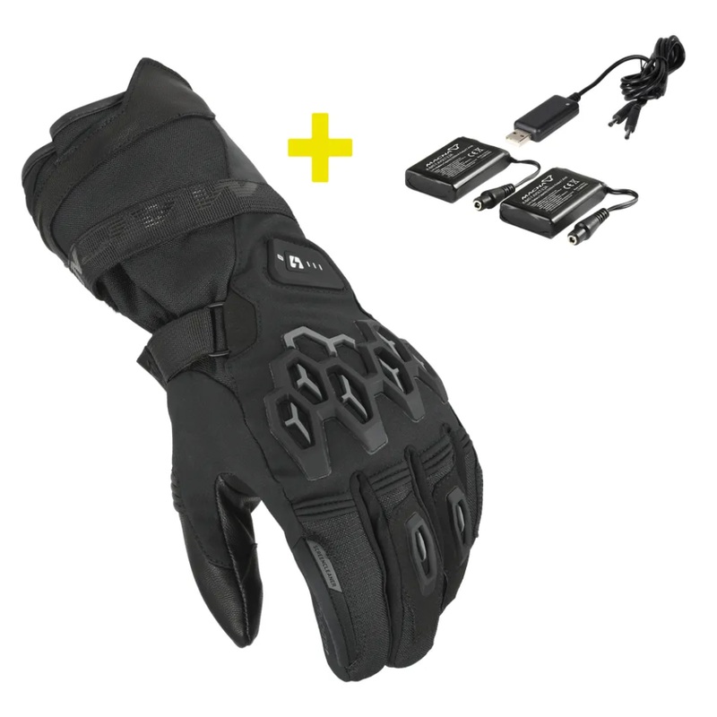 Macna Rafino RTX Heated Glove – With Kit – Black