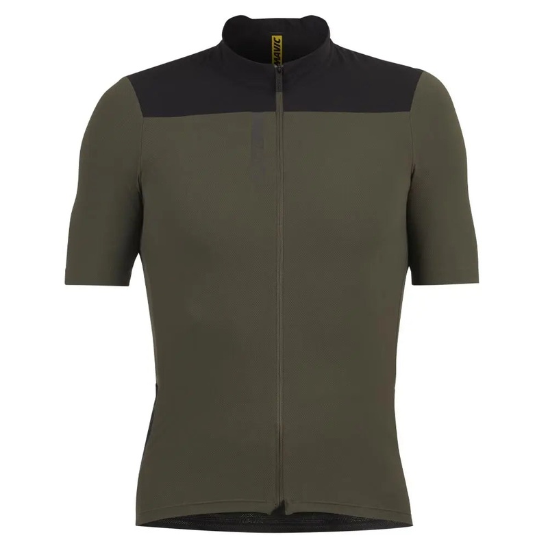 Mavic Allroad Cargo Short Sleeves Cycle Jersey Army Green